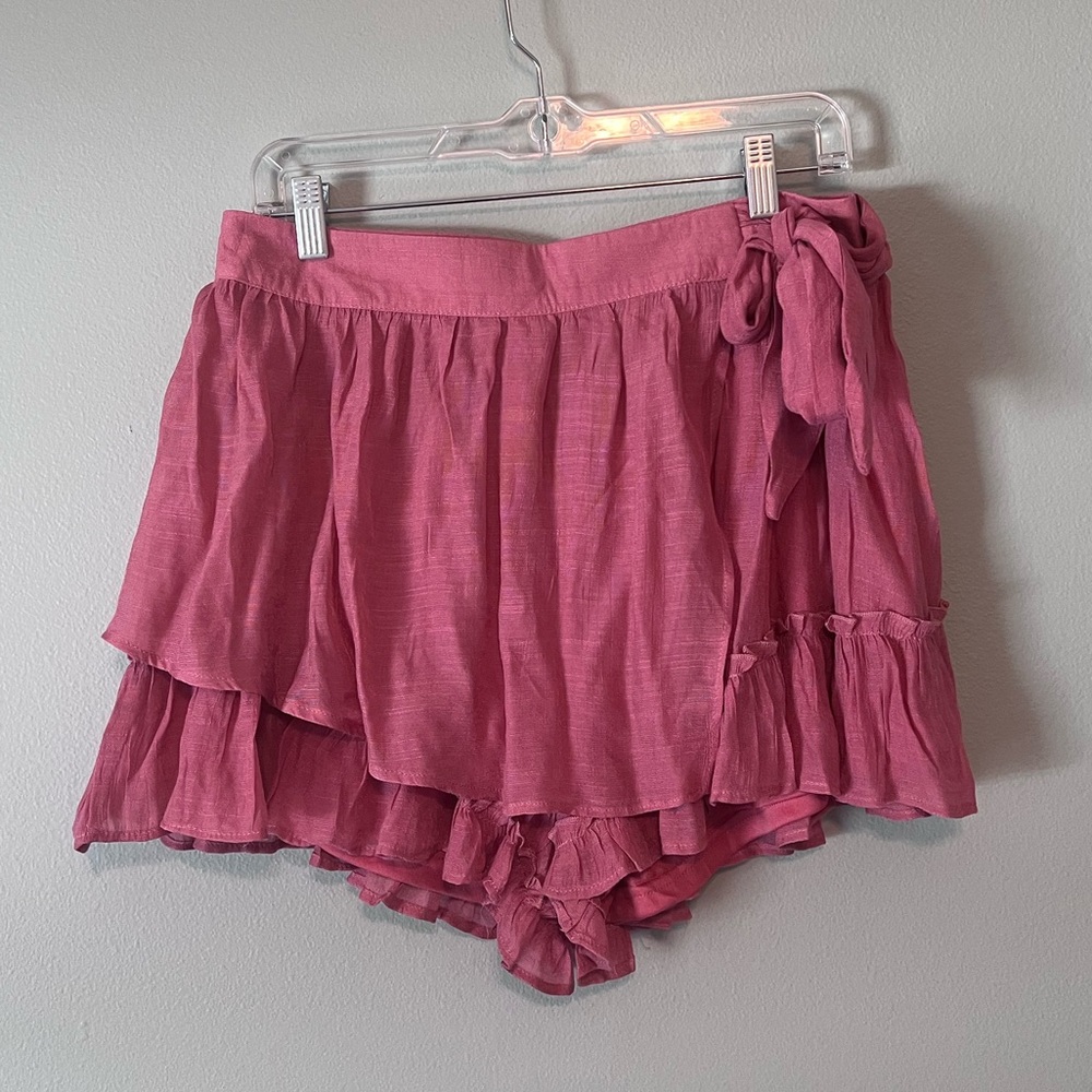 Red skort